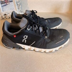 On Running Gray and Black Women's Performance Running Shoes